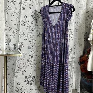 Ces Femme Boho tiered Midi dress S